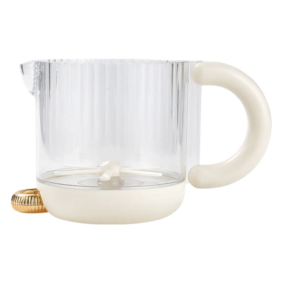 Egg Whisk,Manual Mixing Cup,Manual Egg Beater with Egg Cup, Multifunctional Handheld Mixer,Kitchen Gadgets for Beating, Whipping and Mixing, Effortless Operation for Eggs, Milk Foam(Beige)