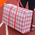thumbnail image 3 of Extra Large Moving Storage Heavy Duty Woven Polypropylene Travel Luggage Organizer with Drawstring for Efficient Home Textile Storage, 3 of 3