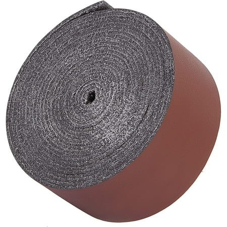 Matte Leather Strap 1 Inch Wide 79 Inch Long Saddle Brown Flat Leather Belt Strips Wrap Single Sided Flat Cord for DIY Crafts Jewelry Making Bag Furniture Handles Pet Collars