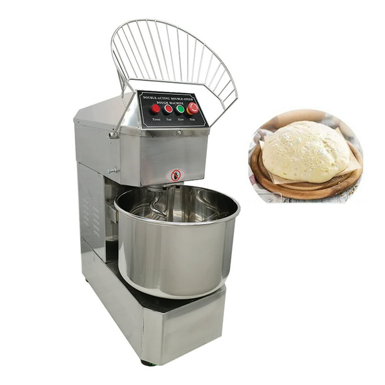 INTBUYING Spiral Dough Mixer 2 Speed Dough Kneading Machine 21Qt Flour  Blending Mixer Machine Dough Maker Dough Agitator Stainless Steel Stand  Dough