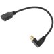 thumbnail image 3 of Adaptador Display Port 1.2 macho a hembra, cable en ángulo, convertidor Display Port, 3 of 7
