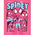 thumbnail image 4 of Marvel Spidey and His Amazing Friends Little Girls' 2-Pack Short Sleeve T-Shirts Lavender Pink, 4 of 5