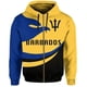thumbnail image 3 of Sudadera con capucha con cremallera y estampado 3D de la bandera de Barbados, país de América del Sur, nueva moda para hombres y mujeres, sudaderas con capucha para deportes al aire libre y gimnasio 2, 3 of 5