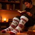 thumbnail image 4 of ERK Chaussettes Chauffantes USB avec 5 Réglages de Styles, Lavables à la Machine, Chaussettes de Sol pour Usage Intérieur à la Maison, Idée d'Hiver Douillette, 4 of 4