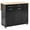 Black, variant on RONSHIN Kitchen Island Cart With Drop Leaf, Rolling Kitchen Island With 3 Tier Pull Out Cabinet Organizer 2 Drawers 2 Door Towel Rack For Dining Room