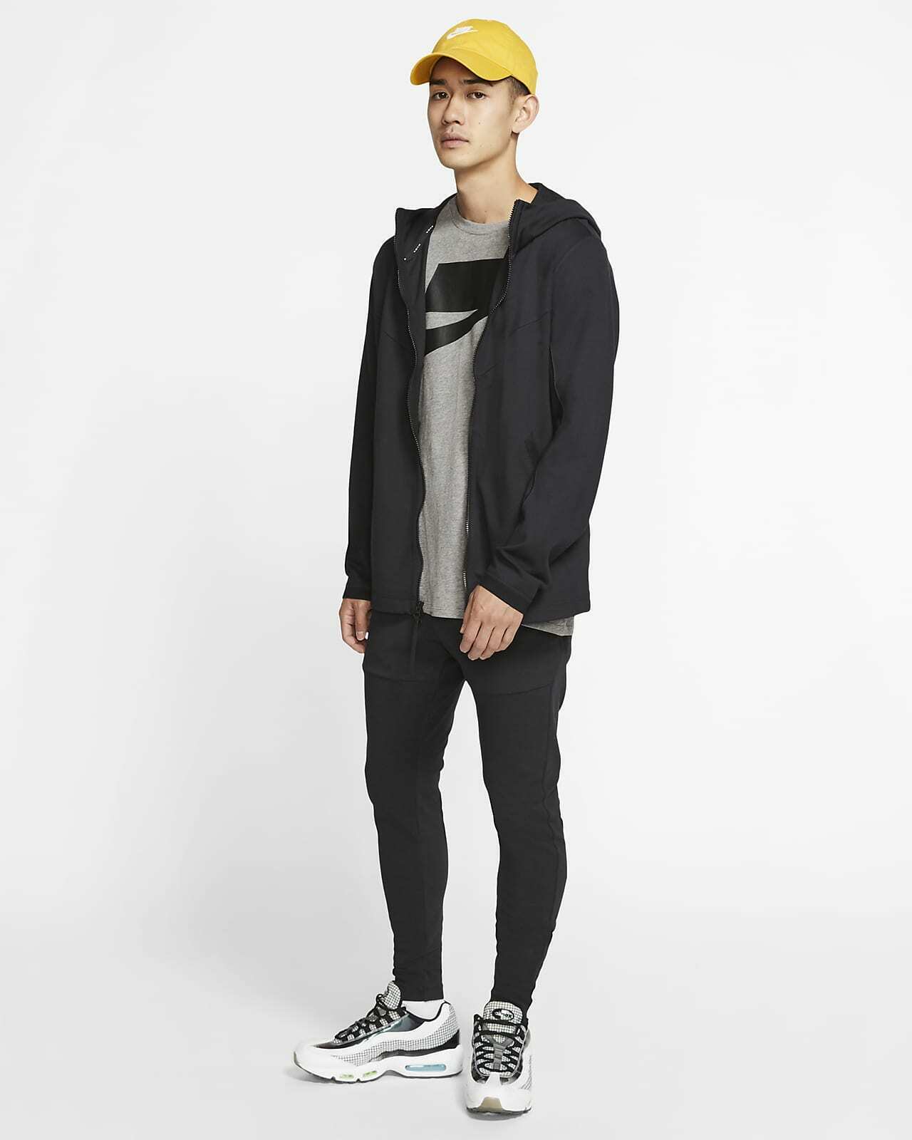 Nike Sportswear Tech Pack Men's Hooded Full-Zip Jacket (Black) Size XL - image 2 of 4