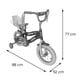 thumbnail image 4 of Bicicleta R12 Unibike Spring Rosa/Morado, 4 of 4