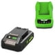 thumbnail image 1 of 2000mAh 29842 29852 Reemplazo para Batería y Cargador Greenworks 24V para Herramientas Inalámbricas Green-works 24V, 1 of 6
