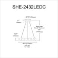 thumbnail image 2 of Shelby Chandelier, 2 of 3