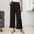 thumbnail image 2 of Hello Kitty Women Pajama Pants Comfy Pj Bottoms Soft Printed Lounge Pant with Pockets, 2 of 7