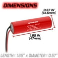 thumbnail image 6 of Banshee 3.6V 2400mAh ER6C / F2-40BL Lithium Thionyl Chloride PLC Battery, 6 of 6