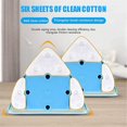 thumbnail image 3 of Blue - 1 Piece Double Sided Window Cleaner Window Wiper Magnetic Cleaning Tool Adjustable Magnetic Cleaning Brush for Tall Windows., 3 of 5