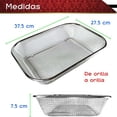 thumbnail image 2 of Colador Rectangular De Malla CHIC FLIC De Acero Inoxidable, 2 of 6