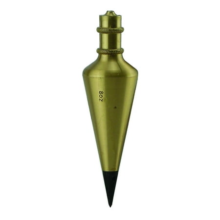 UPC: 0038728426246 | General Tools 800-8 Brass Plumb Bob  8 Ounce