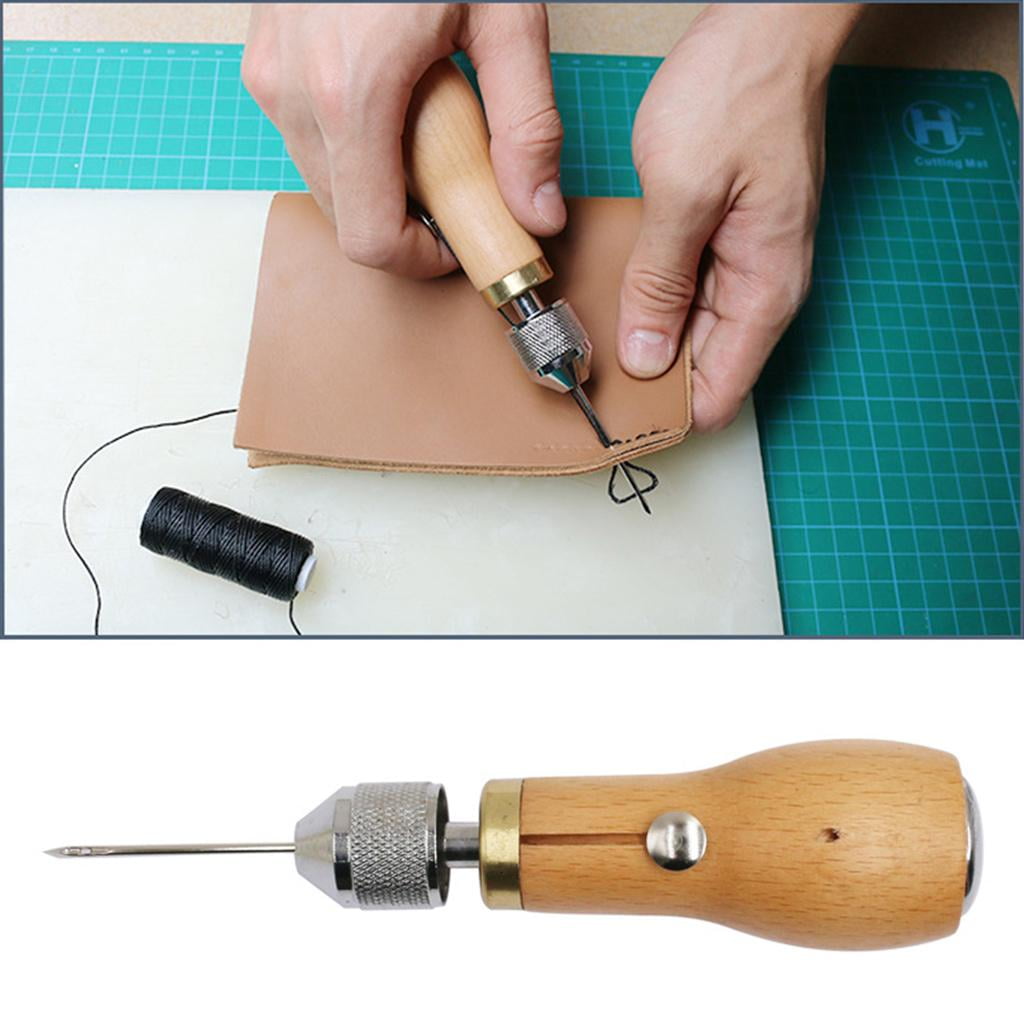 Rvaymup Leather Hand Sewing Stitching Needles, Sewing Thread for Sofa, Backpack, Shoe
