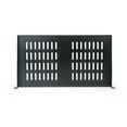 thumbnail image 5 of Edison Supply Set of Two 19-Inch Steel Vented Cantilever Rack Shelves (Black), 5 of 6