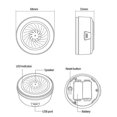 thumbnail image 4 of Sirena Inalámbrica CHAO con Alarma Sensor de Luz y Sonido Batería Incorporada Zigbee, 4 of 5