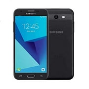 Angle View: Samsung Galaxy J3 Express Prime 2 SM-J327A 4G LTE 7.0 Nougat 5" Smartphone (AT&T) - Black