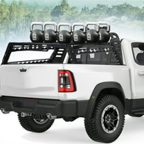 IMIKEYA Adjustable Truck Bed Rack Black for Industry Use with Wide Vehicle Compatibility