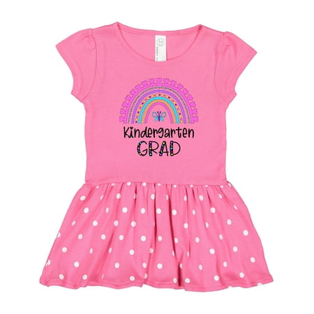 

Inktastic Kindergarten Grad- Graduation Rainbow Gift Toddler Girl Dress