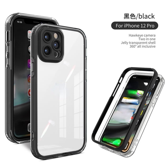 Funda Gruesa A Prueba De Golpes 2 En 1 Para MOTOROLA G31 G41 E32 G62 E22 G13 G73 E13 G72 Transparente Suave TPU Cubierta