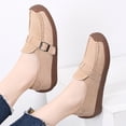thumbnail image 5 of Sngxgn Women's Flats Shoes Ballet Flats Dress Shoes for Women Comfortable Slip on Shoes(Khaki,42), 5 of 7