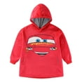 thumbnail image 2 of Disney Cars Lightning McQueen Oversized Hoodie with Pockets (Boys), One Size, Fits Sizes 4-10, 2 of 7