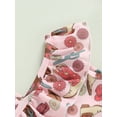 thumbnail image 6 of Qtinghua Western Baby Girl Swimsuit Bathing Suit Cow Print Ruffled One Shoulder Swimwear Cowgirl Summer Beachwear Pink 2-3 Years, 6 of 9