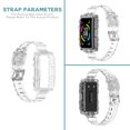 thumbnail image 3 of Banda de pulsera inteligente para Huawei Band 7 NFC / Band 6 / Honor Band 6 (Blanco), 3 of 7
