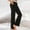 Black#1, variant on Fesfesfes Women's Home Wide-Leg Pants Elastic Waistband with Contrast Piping Trousers Loose Flowy Yoga Sweatpants Workout Comfy Jogger(Army Green#1,2XL)