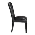 thumbnail image 4 of Sterling White Faux Marble and Wood 7-piece Dining Set in Black, 4 of 12