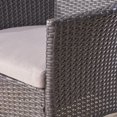 thumbnail image 3 of Carl Outdoor 7 Piece Wood and Wicker Dining Set, 3 of 6