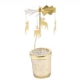 thumbnail image 1 of AMERTEER Auto Rotating Tea Light Votive Candle Holder Home Decoration -Star, 1 of 8