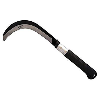 Sickle Bar - Zenport K310 Brush Clearing Sickle with Carbon Steel Blade and Aluminum Handle, 9