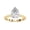 Yellow Gold, variant on 4 Prong Solitaire Engagement Ring for Women, 0.90 Carat (ctw) Pear Cut Lab Grown Diamond Ring In 10K Solid Yellow Gold F-G, VS-SI Quality Gifts For Her Ring Size-5.5