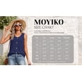 thumbnail image 7 of MOYIKO Tank Tops for Women Eyelet Crew Neck Sleeveless Tops Dressy Casual Trendy Flowy Summer Shirts Loose Fit, 7 of 7