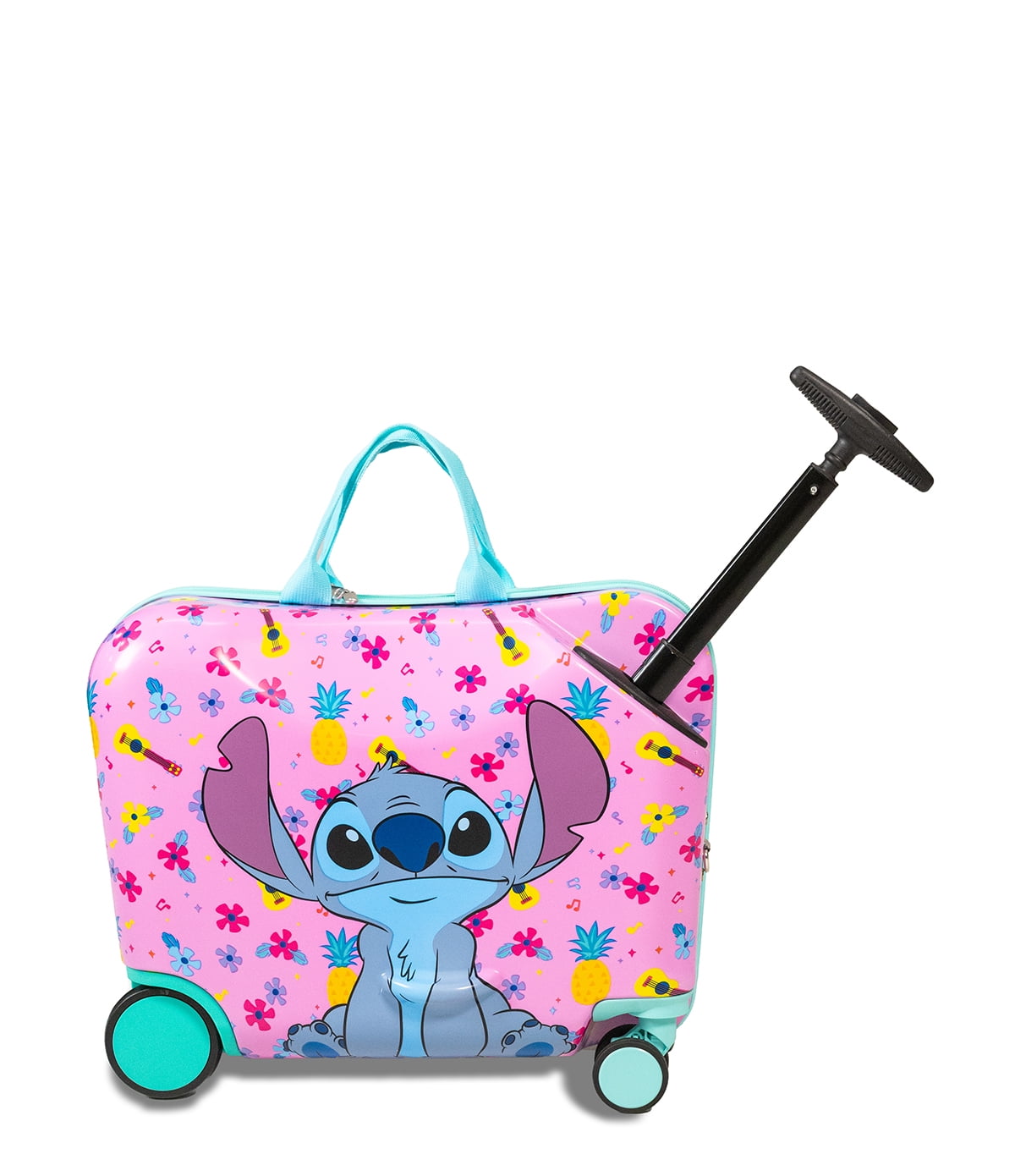Kid's Disney Lilo and Stitch Floral Character Ride On Scooter