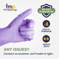 thumbnail image 2 of FMP Brands 6 Pairs Purple Small（S） Rubber Gloves for Dishwashing，Reusable、Waterproof、Non-Slip Kitchen Gloves（Small）, 2 of 6