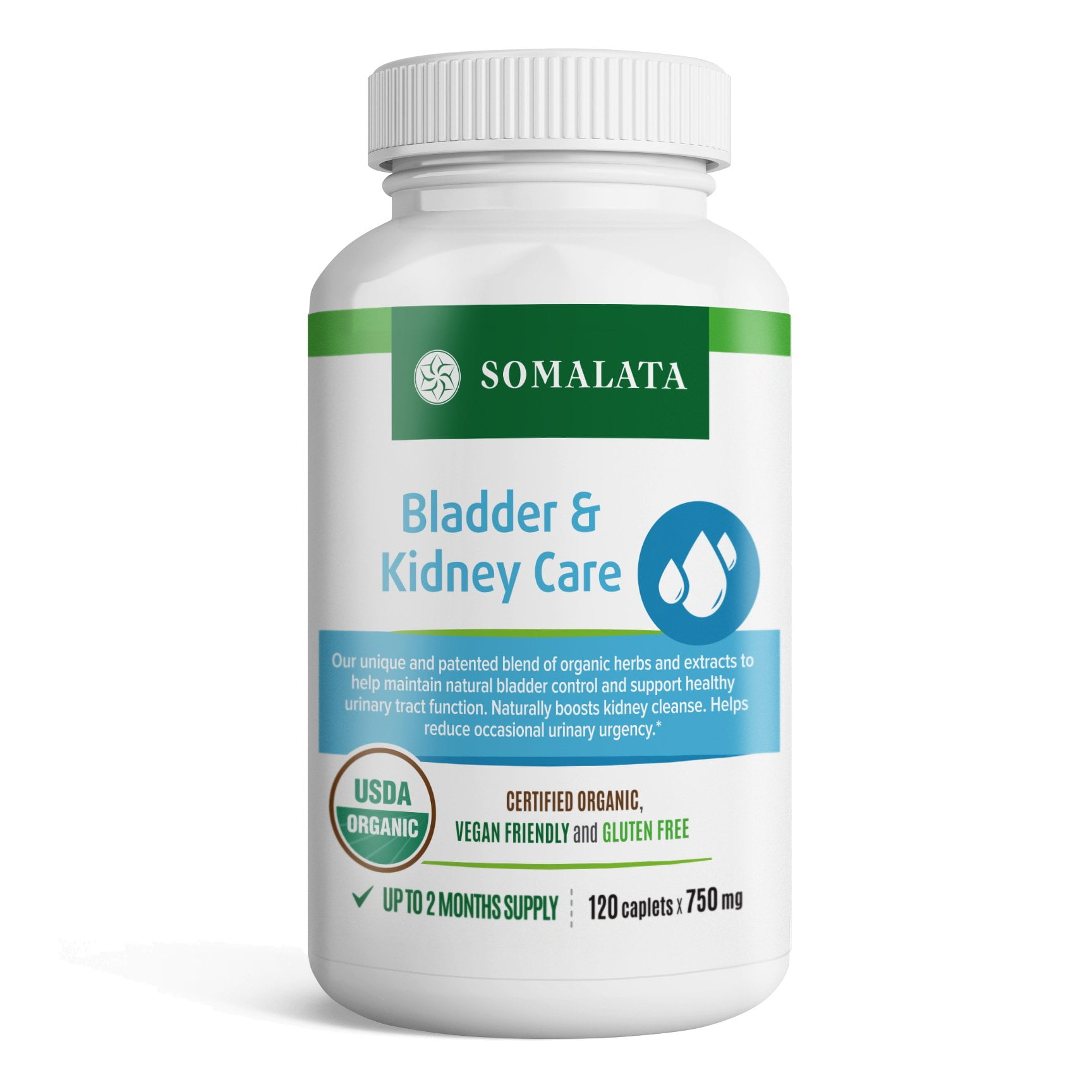 Bladder & Kidney Care Organic Supplement Natural Bladder Control