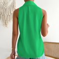 thumbnail image 4 of GigrtiJin Women's Tank Tops Loose Sleeveless Shirt Elegant Mock Neck Comfort Solid Color Formal Suit Top Blouses, 4 of 7