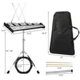 thumbnail image 2 of Costway 30 Notes Percussion Glockenspiel Bell Kit with Practice Pad Mallets Sticks Stand, 2 of 10