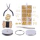 thumbnail image 2 of Conjunto de resultados de joyería de bricolaje de fabricación de joyería de inicio de joyería de herramientas de fabricación y reparación dorado Fernando Hallazgos de fabricación de joyas de bricolaje, 2 of 8
