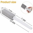 thumbnail image 3 of 2 Pack Toilet Cleaner Hard Water Build up Remover with Ergonomic Handle, Pumice Stone Cleanning Tool Stain Hard Water Ring Cleaner for Toilet, Pool, Bathroom, Sink Long Handle, 3 of 7