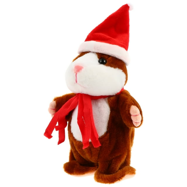 Creative Plush Plaything Funny Plush Toy Electric Hamster Toy for Kids Children
