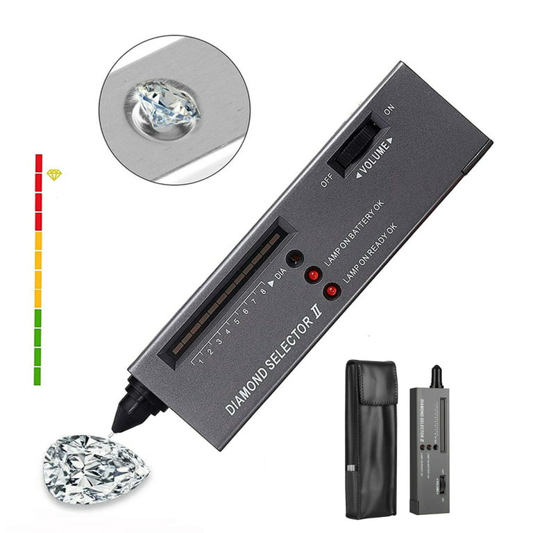 High Accuracy Professional Diamond Testers, Practical Jewelry Selector,  Moissanite Selector Gemstone Jewelry Gems Gold/Silver/Diamond,Suit for  Novice
