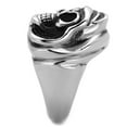 thumbnail image 2 of Anillo Color Plata Para Hombres de Acero Inoxidable Calavera Oculto, 2 of 4
