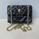 thumbnail image 5 of Bolso con cabeza de águila Kurt Geiger Bolso de piel de oveja con cadena de bronce Bolso con diamantes Bolso bandolera pequeño estilo fragancia, 5 of 5