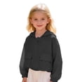 thumbnail image 3 of Liyamei Kids Lightweight Hooded Jacket with Zipper for Fall Windproof Outerwear Size 12-13 Years, 3 of 7
