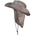 thumbnail image 2 of Tropic Hats Summer Wide Brim Mesh Safari/Outback W/Neck Flap & Snap Up Sides - Tan XXXL, 2 of 5