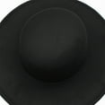 thumbnail image 5 of HNMKIU Classic Western Cowboy Hat for Men and Women Quality Wide Brim Fedora Style Hat Black,One Size, 5 of 6